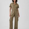 Khaki Utility Jumpsuit Khaki Utility Jumpsuit