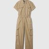Khaki Utility Jumpsuit Khaki Utility Jumpsuit