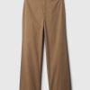 Khakis vid ankel med breda ben