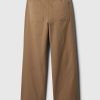 Khakis vid ankel med breda ben