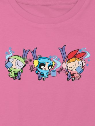 Kid Power Puff Girls Winter Cuties Grafisk Boxy Crop T-shirt