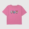 Kid Power Puff Girls Winter Cuties Grafisk Boxy Crop T-shirt