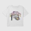Kids Basket Long Shot Grafisk Boxy Crop Tee