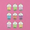 Kids Boba Tea Graphic Boxy Crop Tee
