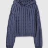 Kids Cable Knit Cropped Sweater