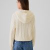 Kids Cable Knit Cropped Sweater