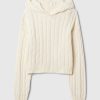 Kids Cable Knit Cropped Sweater