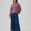 Kids Cable Knit Cropped Sweater
