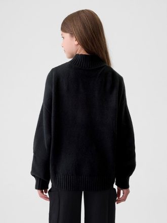 Kids CashSoft Oversized Mockneck-tröja