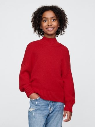 Kids CashSoft Oversized Mockneck-tröja