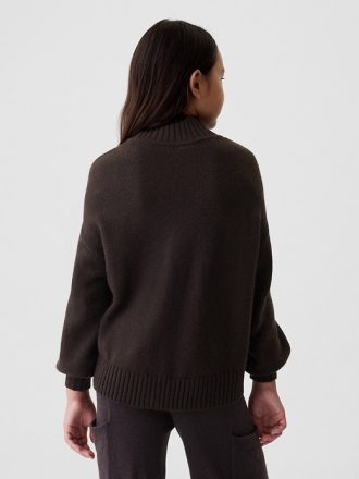 Kids CashSoft Oversized Mockneck-tröja