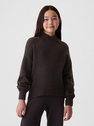 Kids CashSoft Oversized Mockneck-tröja