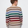 Kids CashSoft randig crewneck tröja