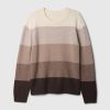 Kids CashSoft randig crewneck tröja
