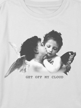 Kids Cloud Cherubs Grafisk Boxy Crop Tee