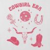 Kids Cowgirl Era Grafisk Boxy Crop Tee