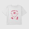 Kids Cowgirl Era Grafisk Boxy Crop Tee