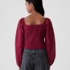 Kids Cropped Puff Sleeve Shirt