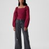 Kids Cropped Puff Sleeve Shirt