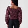 Kids Cropped Puff Sleeve Shirt