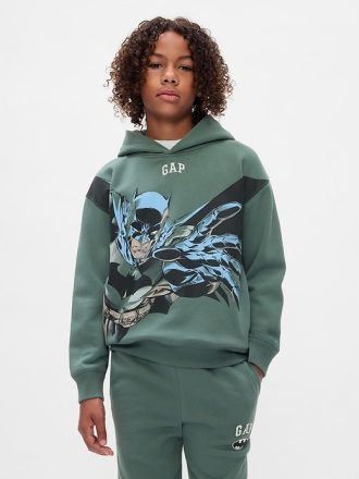Kids DC™ Batman vintage luvtröja med mjuk logotyp