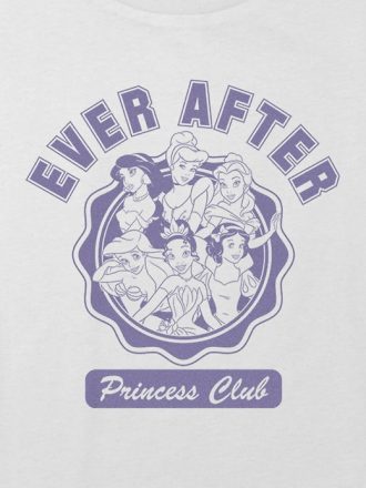 Kids Disney Princess Ever After Club Grafisk Boxy Crop Tee