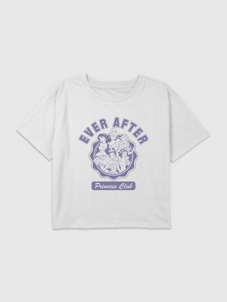 Kids Disney Princess Ever After Club Grafisk Boxy Crop Tee