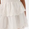 Kids Eyelet Tiered Klänning