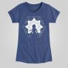 Kids Frozen Elsa Snowflake Fitted kortärmad grafisk t-shirt