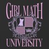 Kids Girl Math University Grafisk Boxy Crop Tee