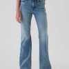 Kids High Rise dubbade 70-tals flare jeans