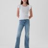 Kids High Rise dubbade 70-tals flare jeans