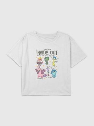 Kids Inside Out Emotions Grafisk Boxy Crop Tee