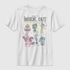 Kids Inside Out Emotions Grafisk T-shirt