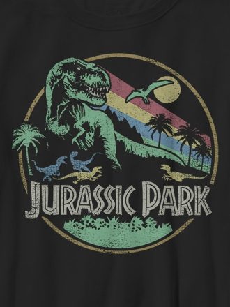 Kids Jurassic Park Vintage logotyp grafisk utslagsplats