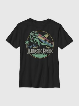 Kids Jurassic Park Vintage logotyp grafisk utslagsplats