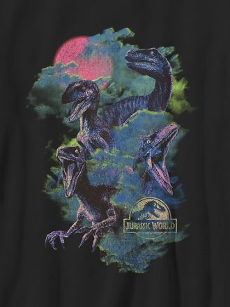 Kids Jurassic World Vintage Raptors grafisk t-shirt