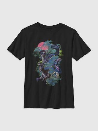 Kids Jurassic World Vintage Raptors grafisk t-shirt