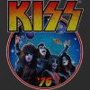 Kids KISS 76 Grafisk Boxy Crop Tee
