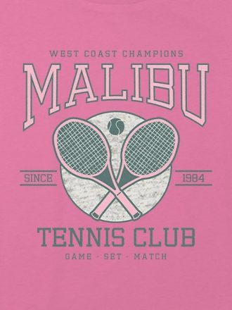 Kids Malibu Tennis Club Grafisk Boxy Crop Tee