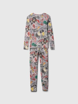 Kids Marvel Ekologisk Borstad bomull Spider-Man PJ Set