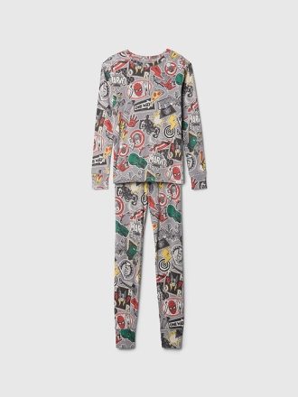 Kids Marvel Ekologisk Borstad bomull Spider-Man PJ Set