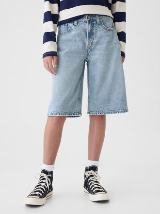 Kids Mid Rise Longline jeansshorts