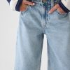 Kids Mid Rise Longline jeansshorts