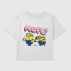 Kids Minions Nej Grafisk Boxy Crop Tee