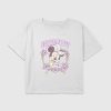 Kids Minnie Mouse Cowgirl blommig grafisk Boxy Crop T-shirt