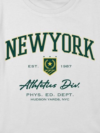 Kids New York Athletics Grafisk Boxy Crop Tee