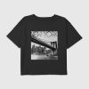 Kids New York Bridge Grafisk Boxy Crop Tee
