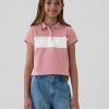Kids Pique Cropped Polo Shirt Kids Pique Cropped Polo Shirt