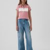 Kids Pique Cropped Polo Shirt Kids Pique Cropped Polo Shirt